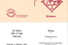 2011 25 Jahre MR2 Club Schweiz